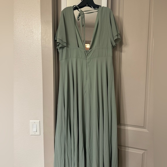 Lulus Sage Green Maxi Dress - Picture 6 of 9